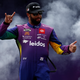 Bubba Wallace during driver introductions at Richmond Raceway’s Federated Auto Parts 400.